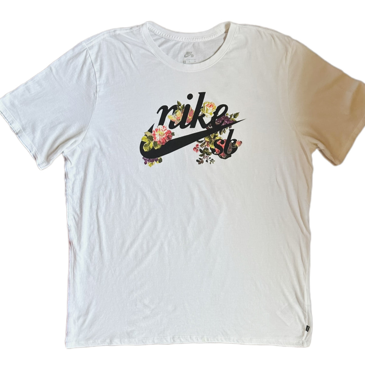 Nike SB Rose Pack Floral Shirt White 2021 (USED)