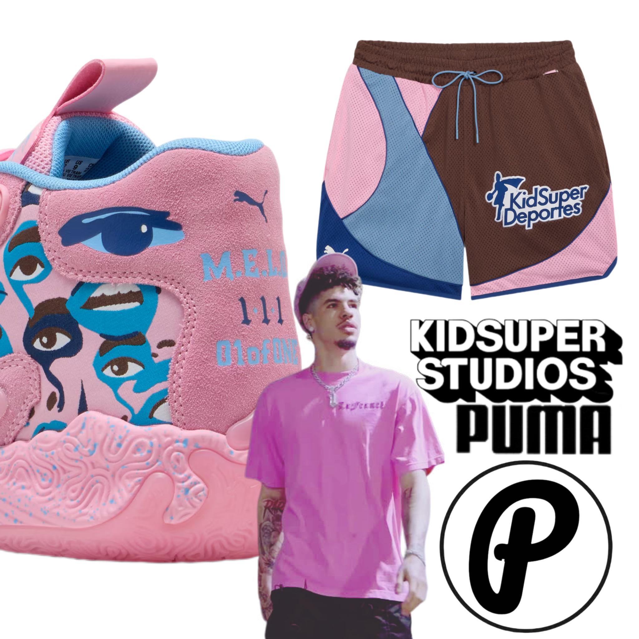Puma KidSuper LaMelo MB.03 Basketball Shorts 2024