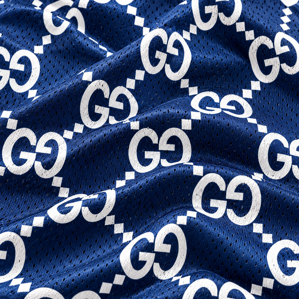 Bravest Studios Gucci-Inspired Mesh Monogram Shorts New York Yankees 2022 (USED)