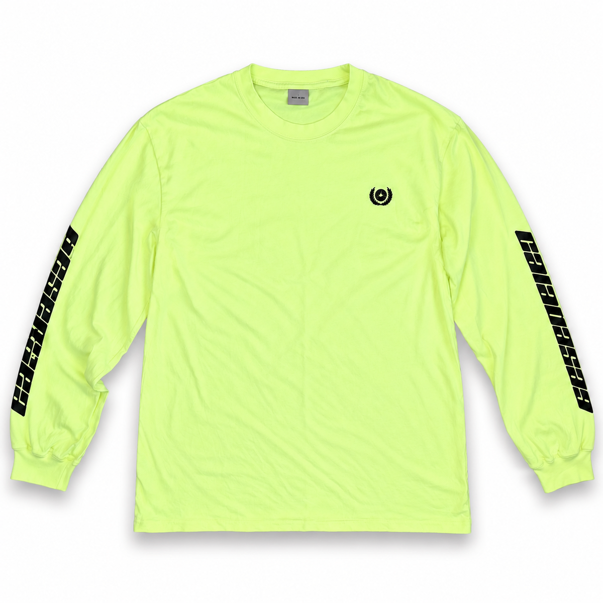 Kanye West adidas Yeezy Calabasas Long Sleeve Tee Frozen Yellow 2017 (USED)
