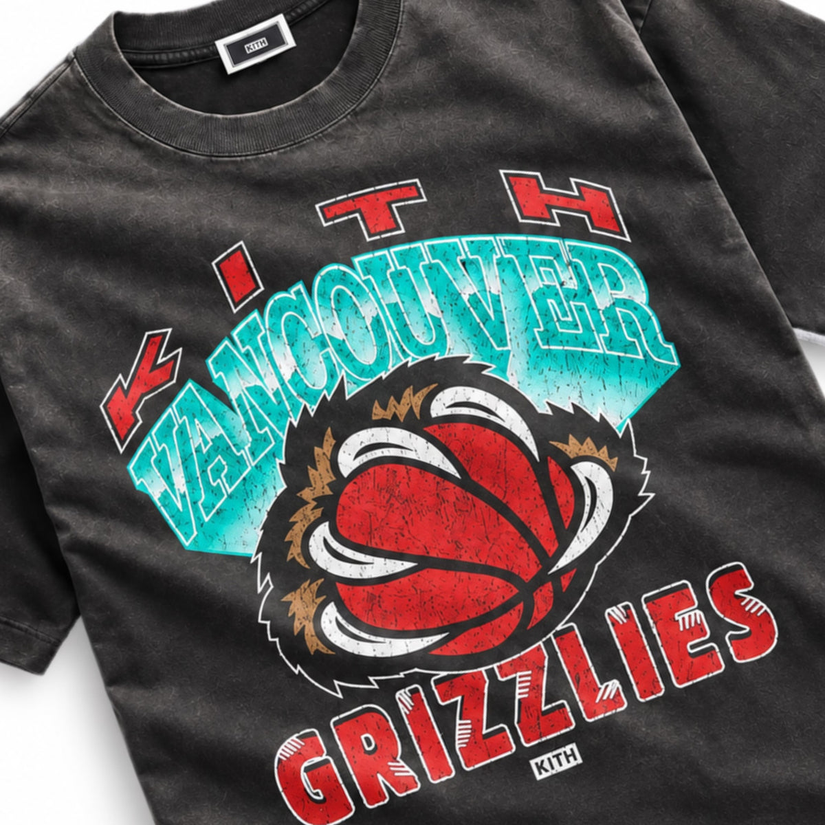 Kith Vancouver Grizzlies Vintage Jones II Tee Black 2026