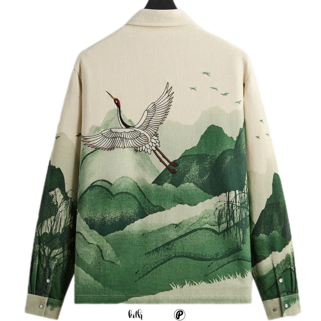 Kith Crane Horizon Long Sleeve BCO Shirt Waffle 2026