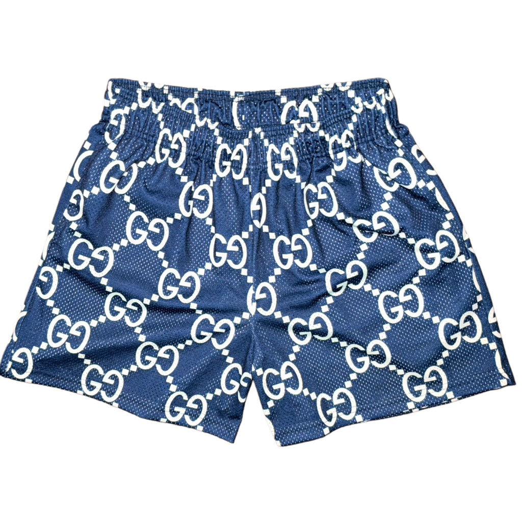 Bravest Studios Gucci-Inspired Mesh Monogram Shorts New York Yankees 2022 (USED)