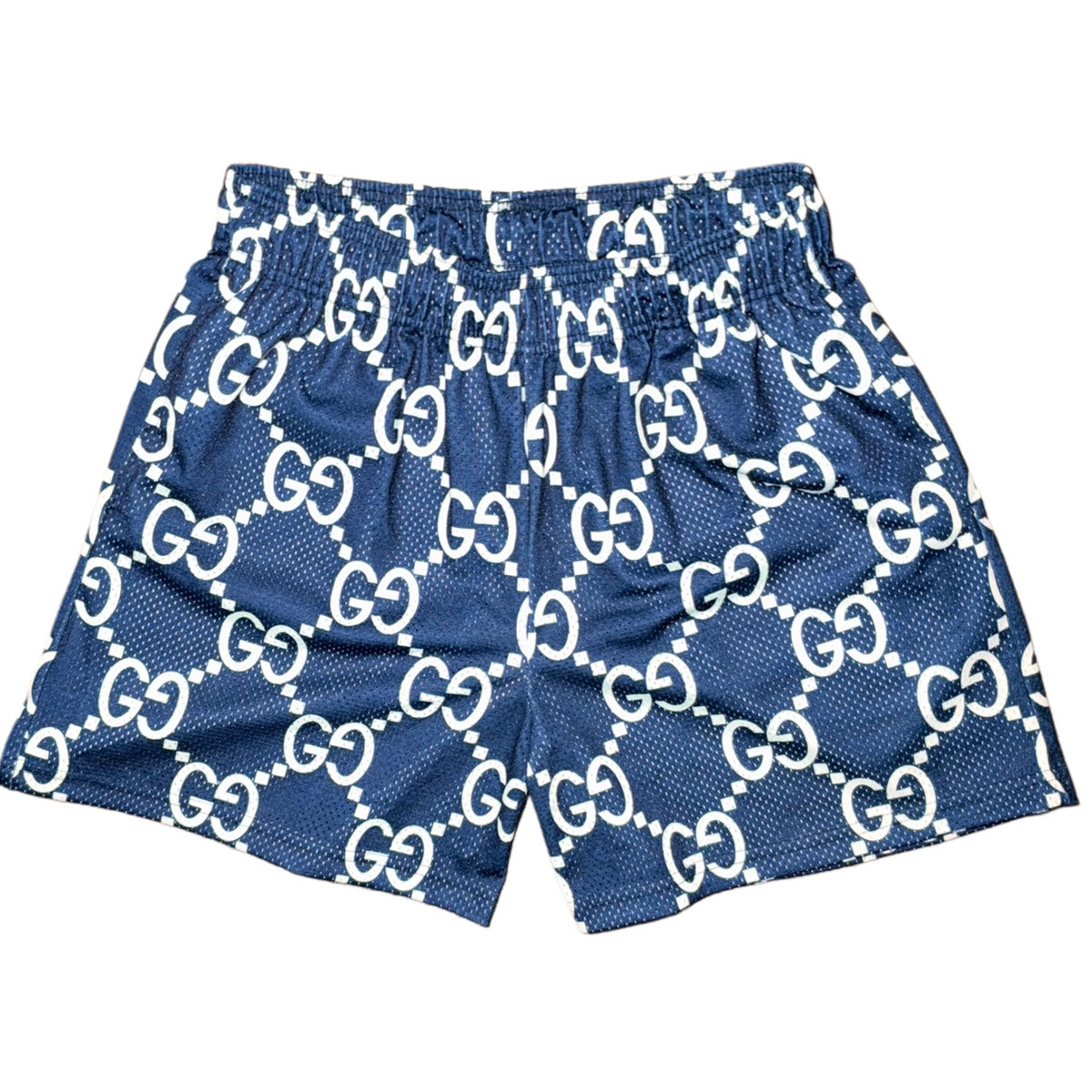 Bravest Studios Gucci-Inspired Mesh Monogram Shorts New York Yankees 2022 (USED)