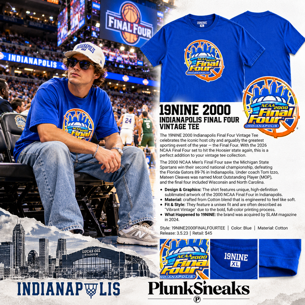 19NINE 2000 Indianapolis Final Four Vintage Tee 2023 (USED)