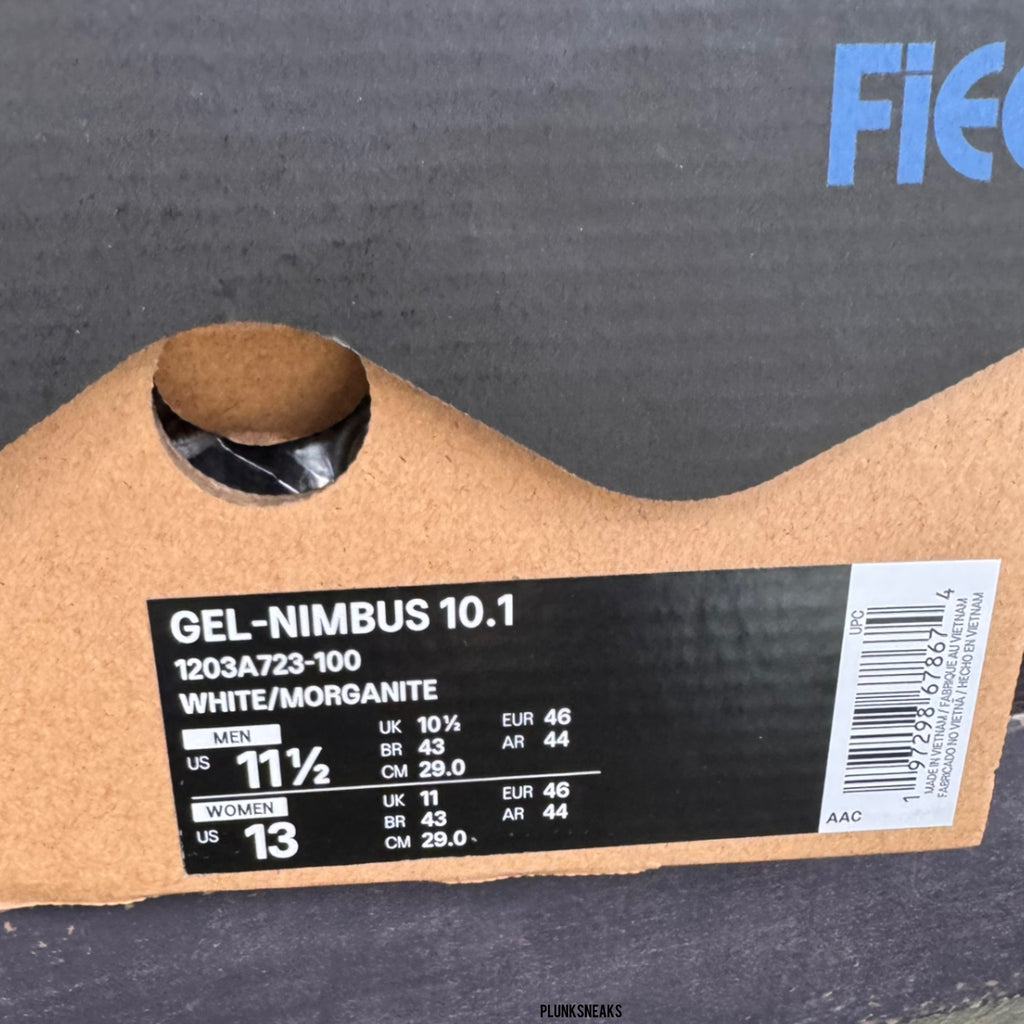 Kith ASICS GEL Nimbus 10.1 White Morganite (USED)