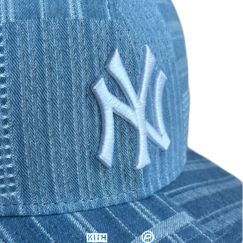 Kith x New Era New York Yankees Japanese Indigo Jacquard Low Profile Cap 2023 (USED)