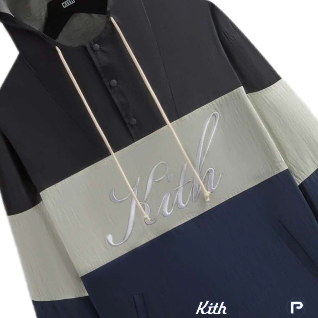 Kith Paper Nylon Caleb Anorak Pullover Black 2024