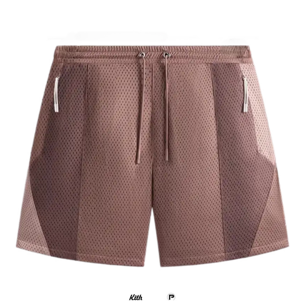 Kith K-Tech Harden Panelled Mesh Short Dusty Mauve 2025