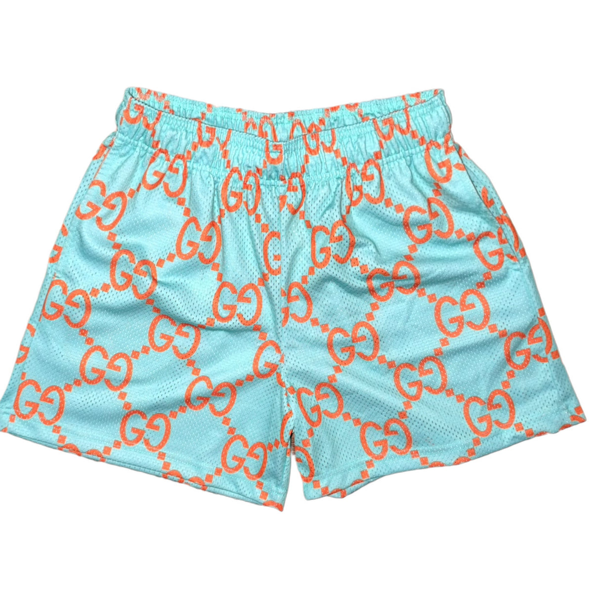 Bravest Studios Gucci-Inspired Mesh Monogram Shorts Miami 2021 (USED)