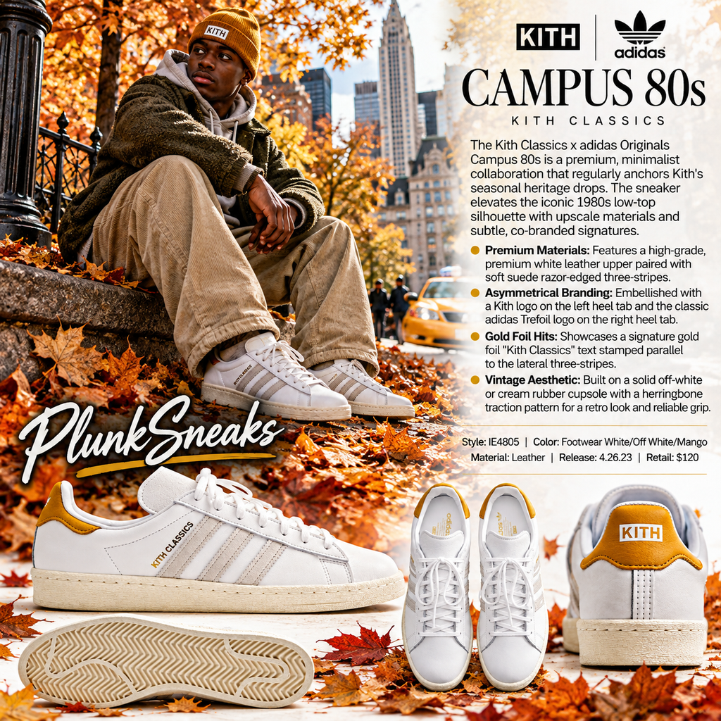 Kith Classics for adidas Originals Campus 80s Mango
