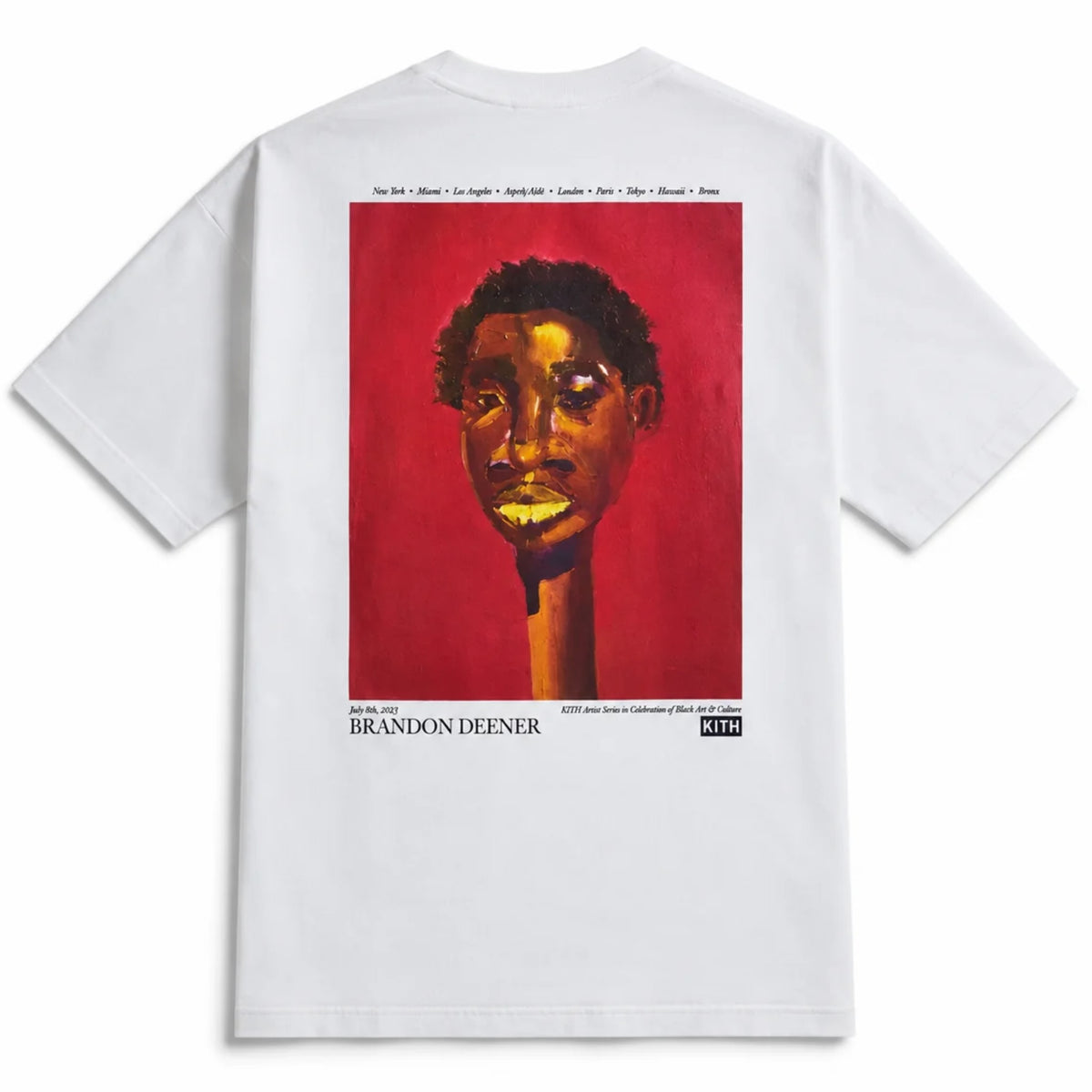 Kith Artist Series Brandon Deener Gallery Tee White 2024