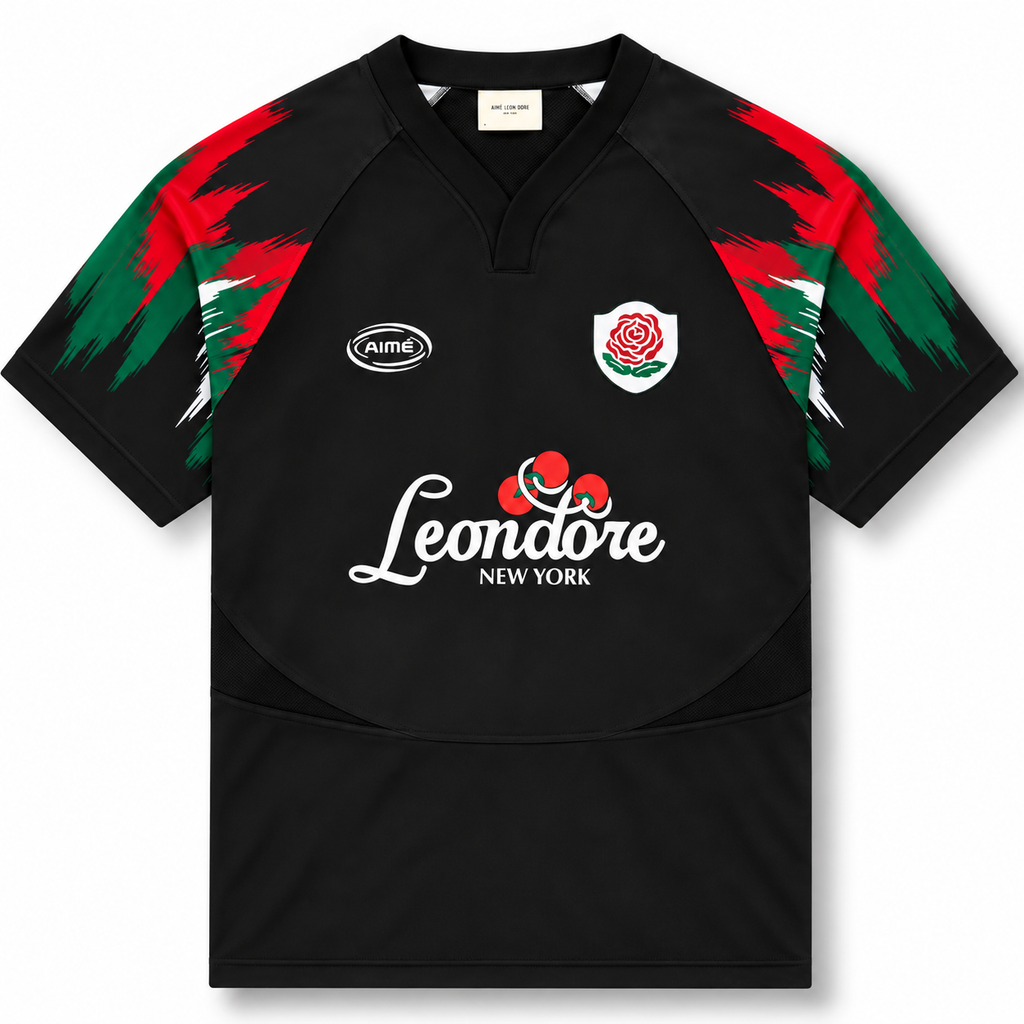 Aime Leon Dore Team Leon Soccer Jersey Black 2024