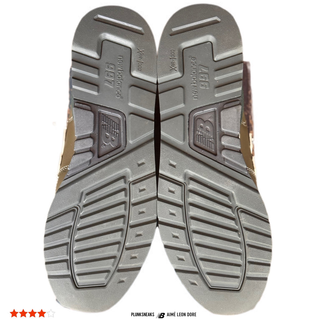 Aimé Leon Dore x New Balance 997 MiUSA Dark Moss Angora (USED)