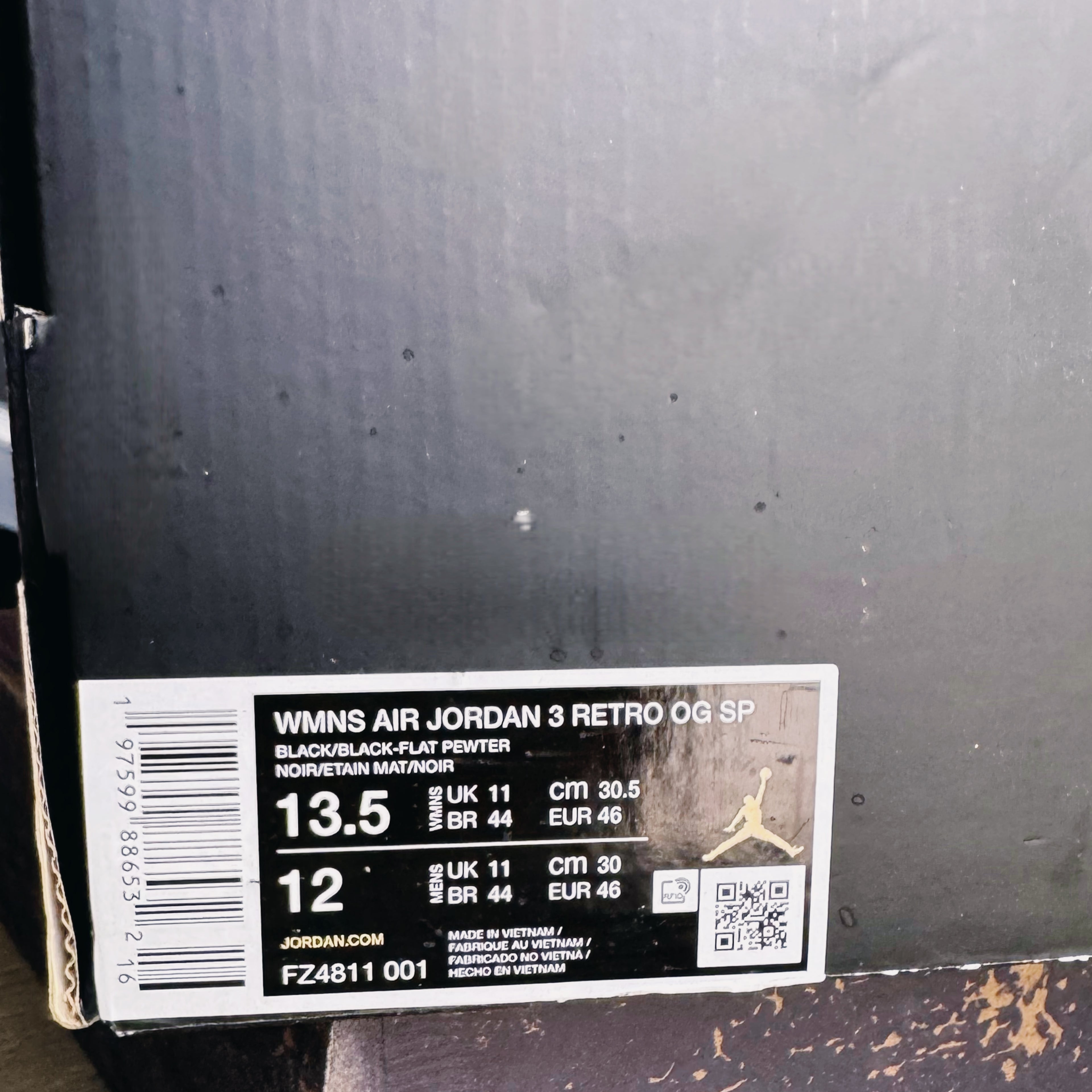 A Ma Maniére Air Jordan 3 Retro Womans While You Were Sleeping 2024 (USED)
