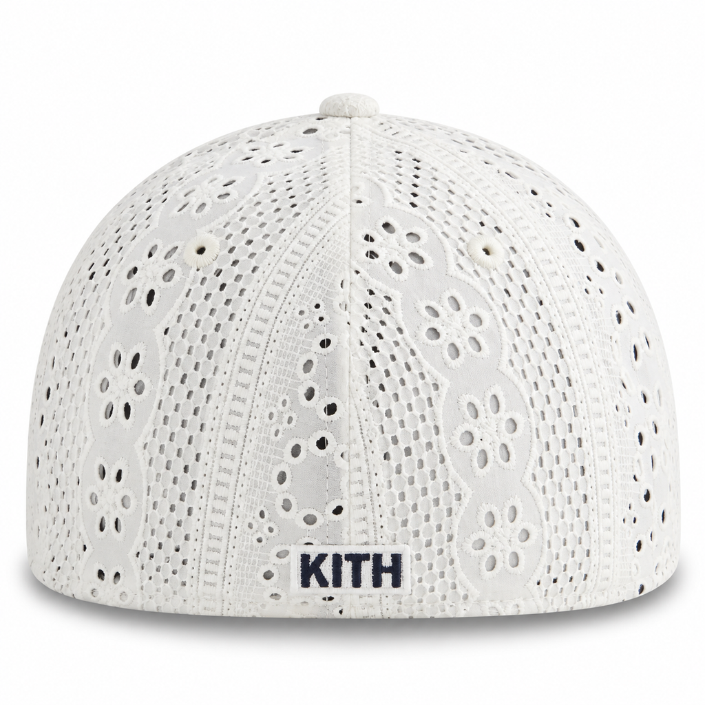 Kith New Era New York Yankees Cotton Eyelet Low Profile 59FIFTY Fitted Cap Sandrift 2023