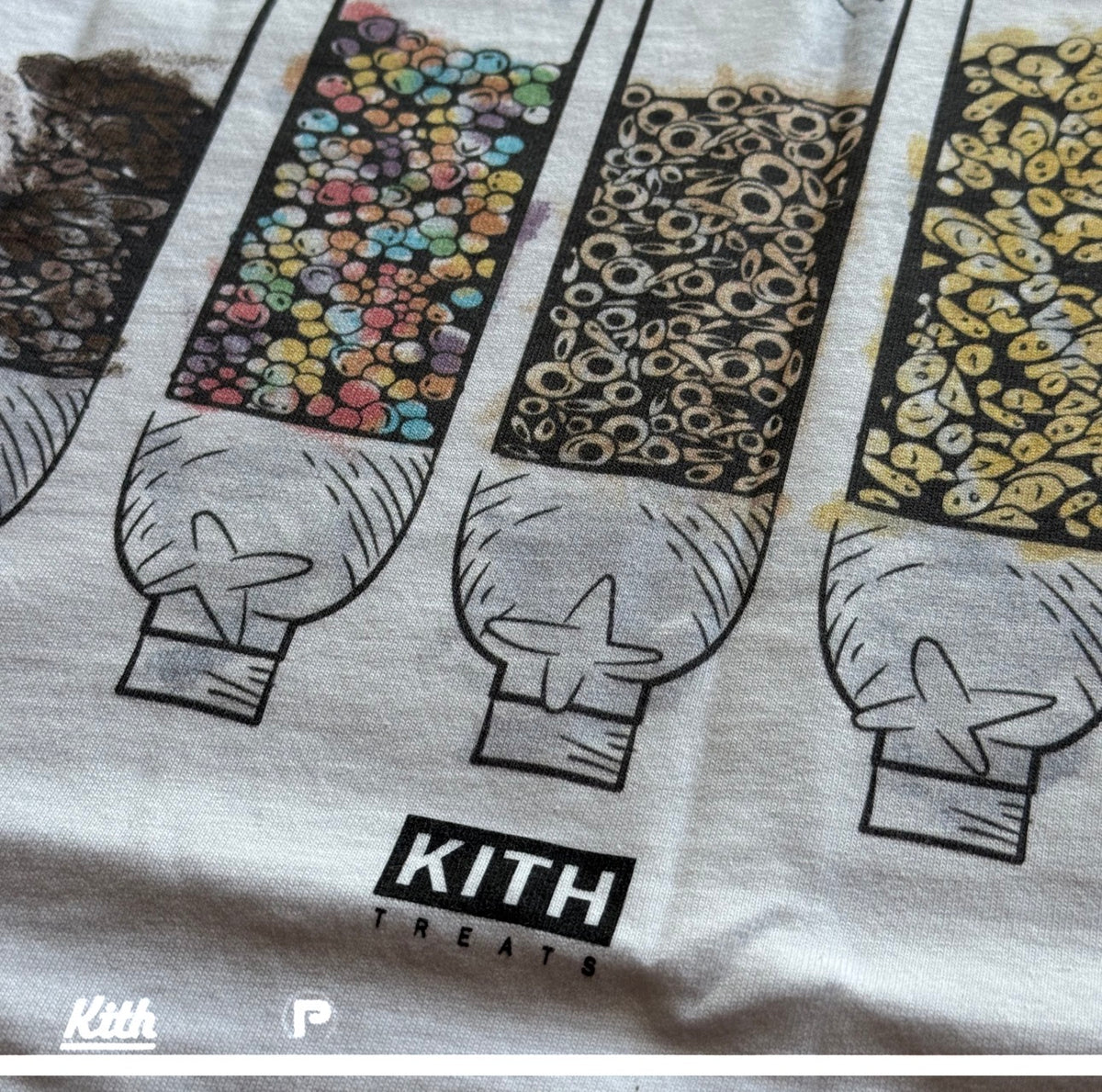 Kith Treats Cereal Dispenser Tee White | Store Exclusive 2025