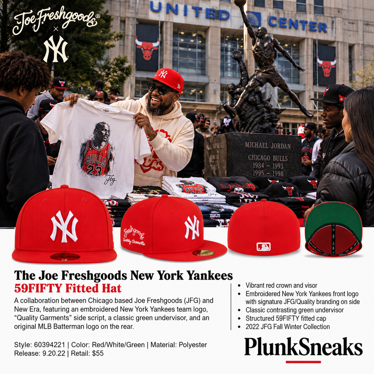 Joe Freshgoods New Era New York Yankees 59FIFTY Fitted Cap 2022 (USED)