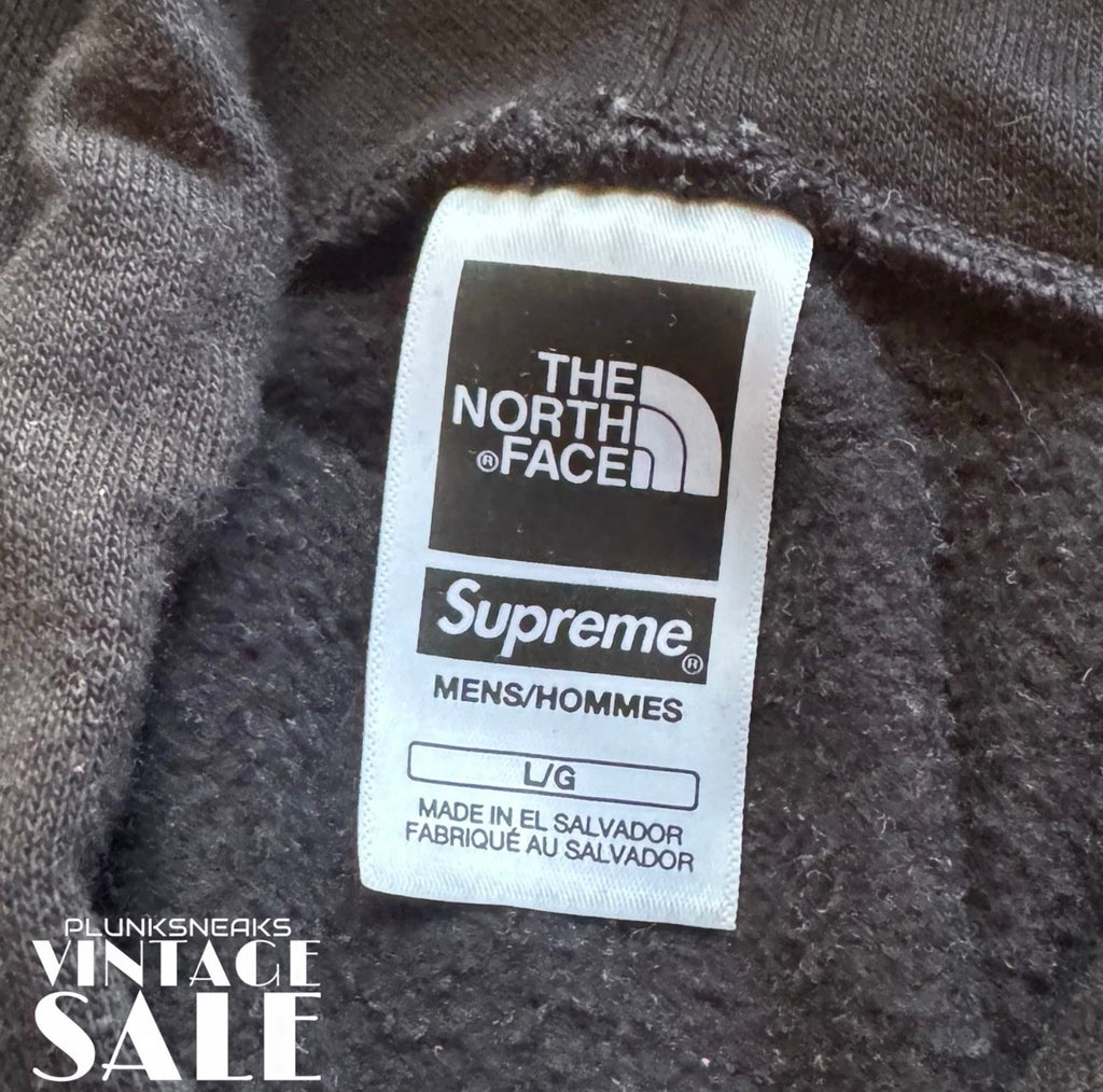 Supreme The North Face Convertible Hooded Sweatshirt Black 2023 (USED)