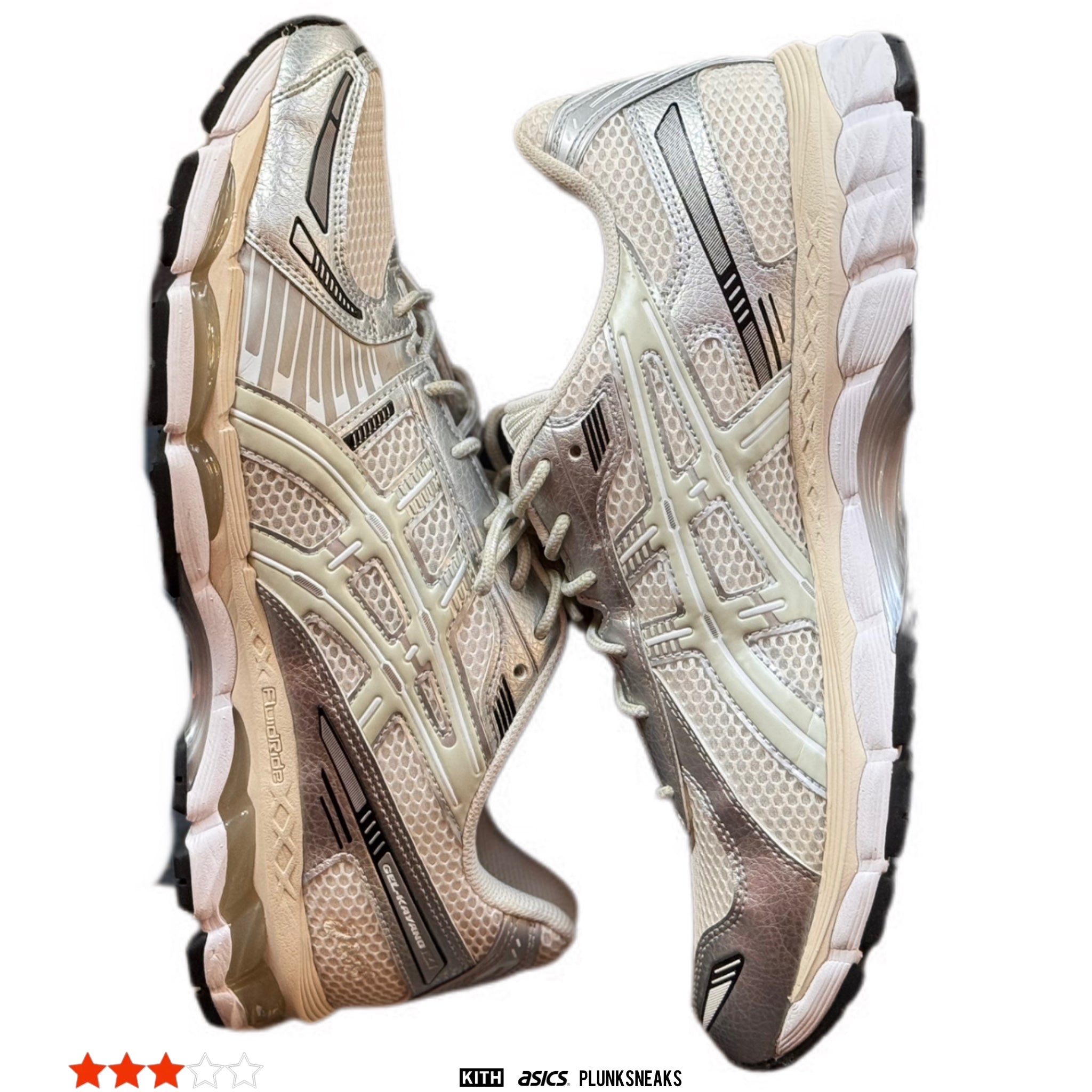 Kith ASICS GEL-Kayano 12.1 Cream Pure Aqua 2024 (USED)