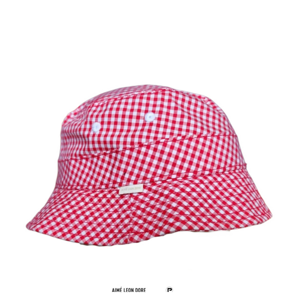Aime Leon Dore Gingham Plaid Bucket Hat 2016 (USED)