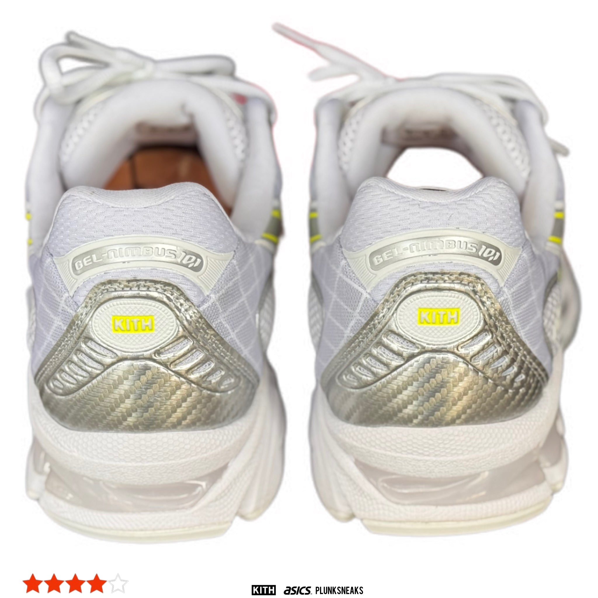 Kith ASICS GEL Nimbus 10.1 White Pure Silver (USED)