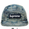 Supreme Bandana Jacquard Paisley Denim Camp Cap 2025
