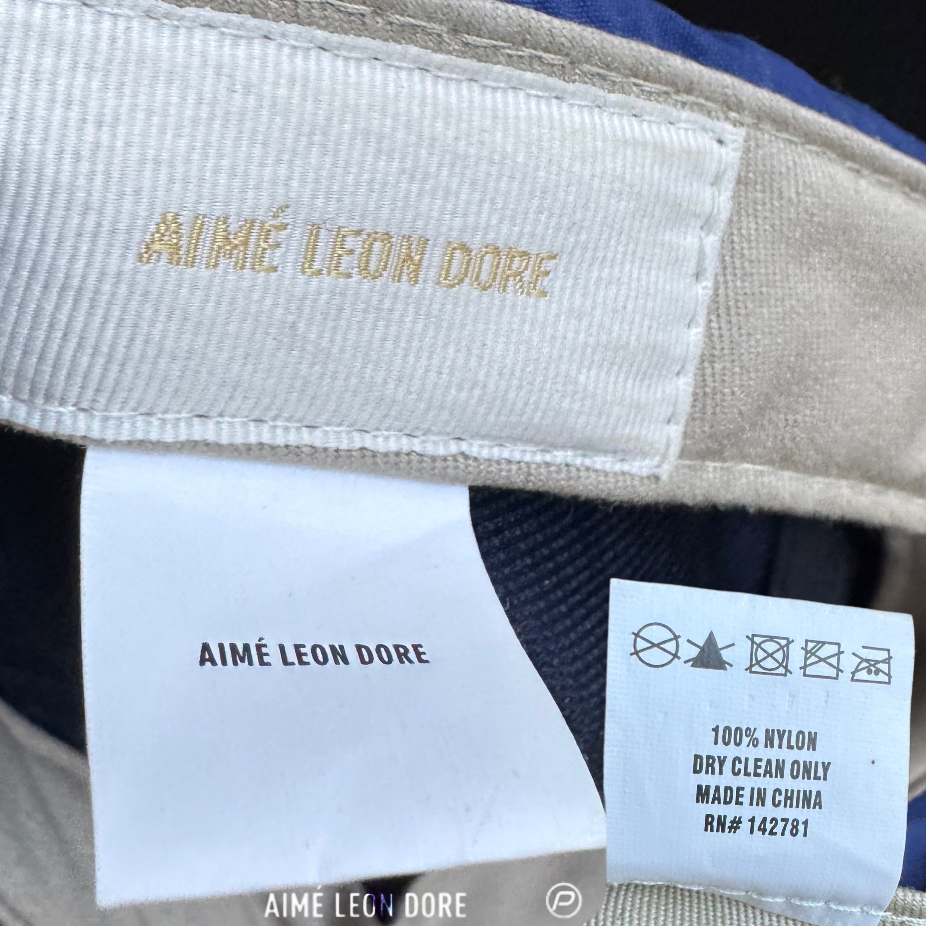 Aimé Leon Dore Nylon Aime Sport Cap Navy Blue 2019 (USED)