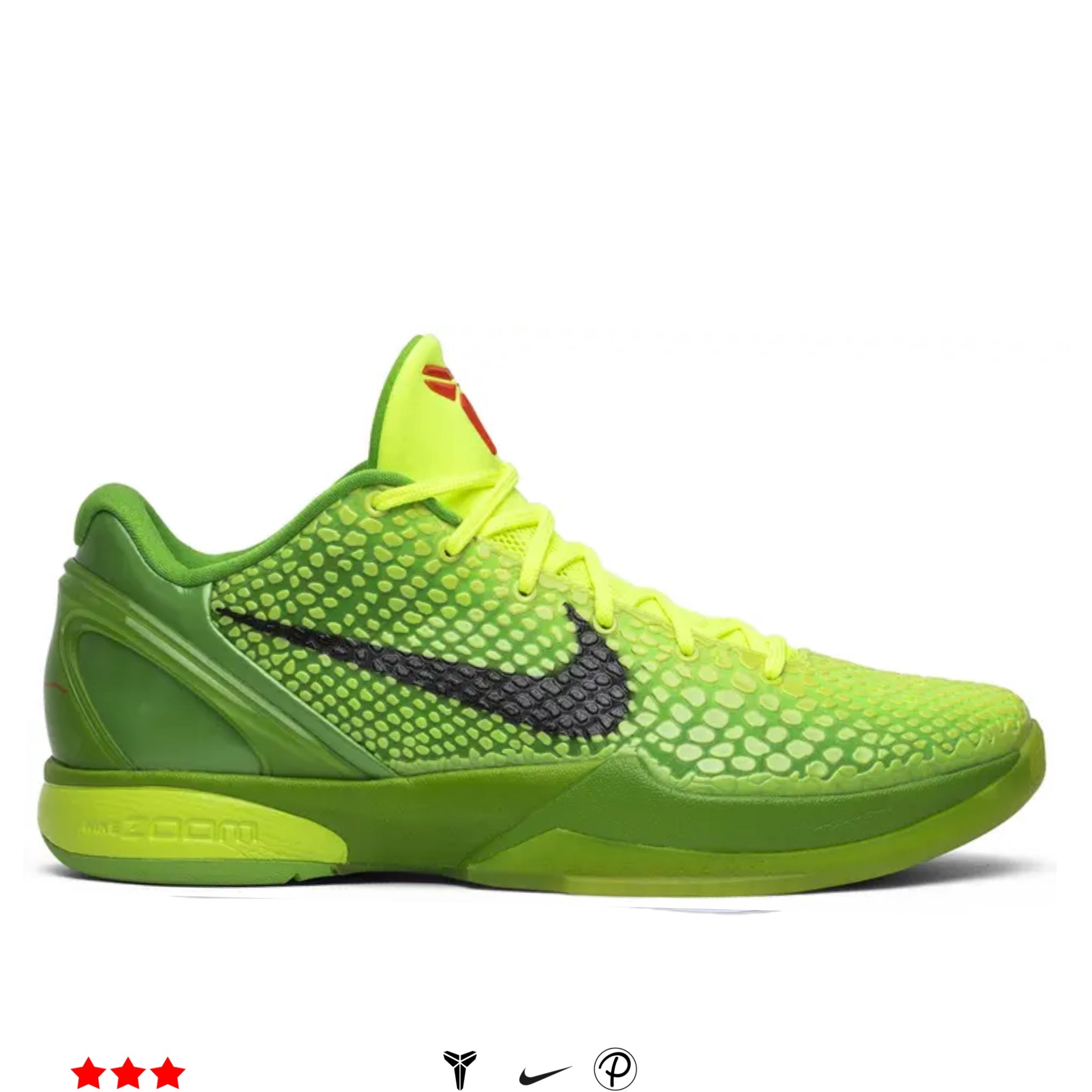 Nike Zoom Kobe 6 Grinch 2010 (USED)