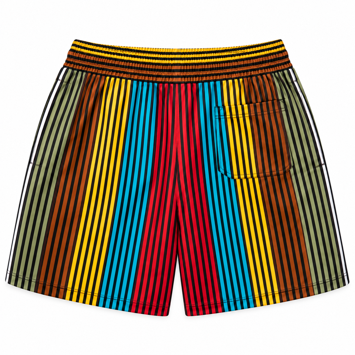 Patta Jamaican Striped Poplin Short 2021 (NEW-)