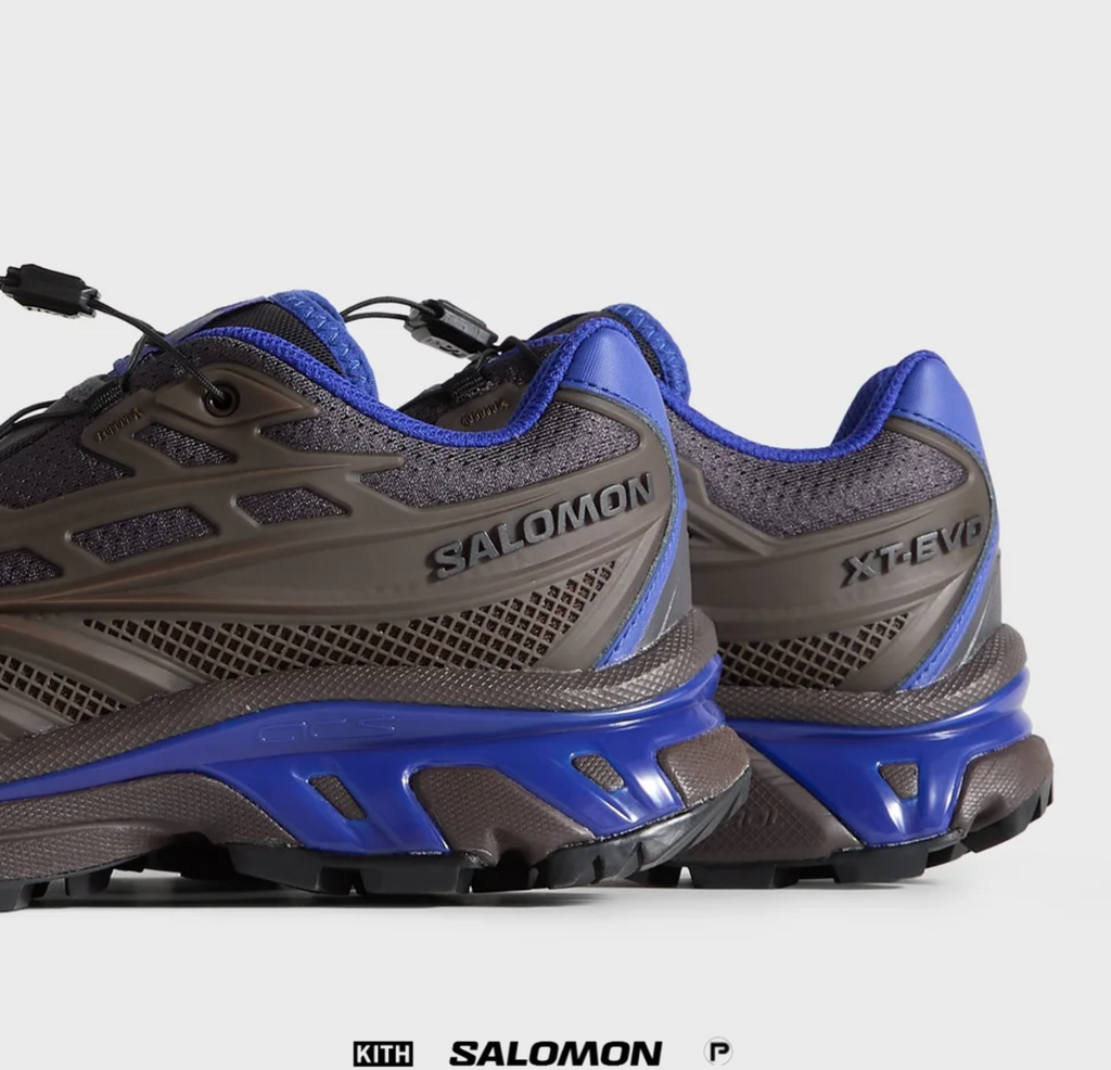 Kith for Salomon XT-EVO Black Coffee Excalibur Bluing