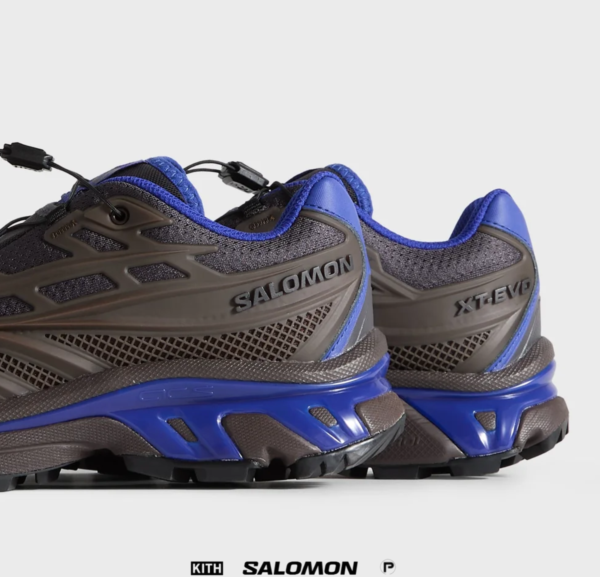 Kith for Salomon XT-EVO Black Coffee Excalibur Bluing