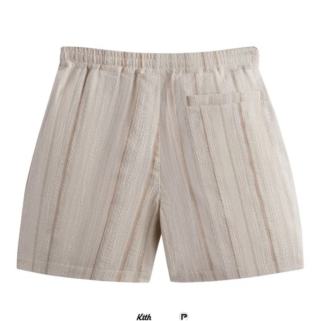 Kith Multi Stitch Hardaway Short Sandrift 2023