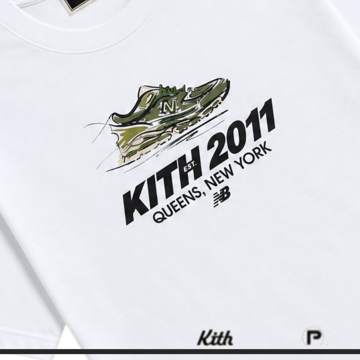 Kith & New Balance 2011 Sketch Jones Tee White 2026