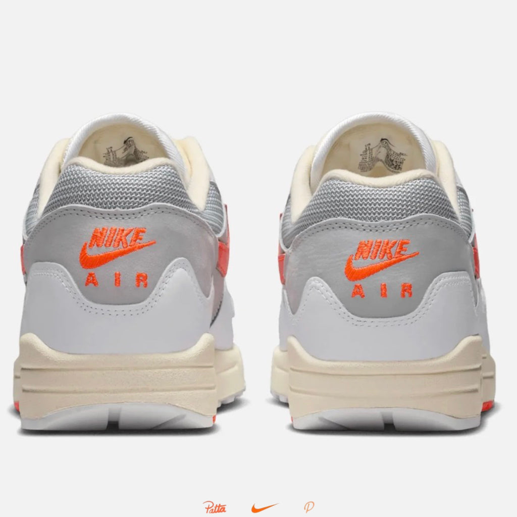 Patta Nike Air Max 1 Waves White Hyper Crimson 2026