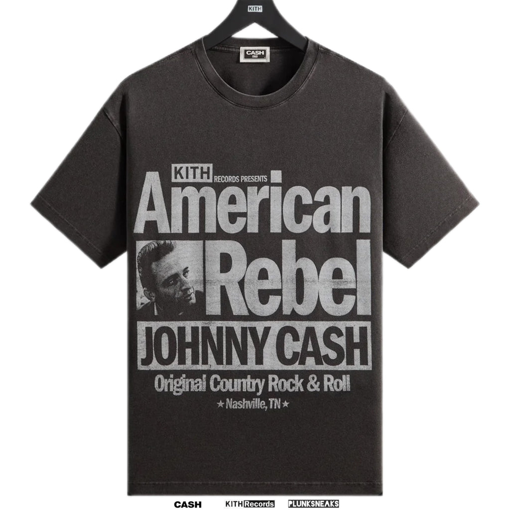 Kith Records for Johnny Cash American Rebel Vintage Tee | Store Exclusive