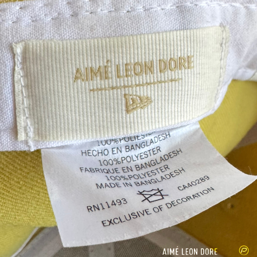 Aimé Leon Dore x New Era Yankees Hat Oil Yellow 2022 (USED)