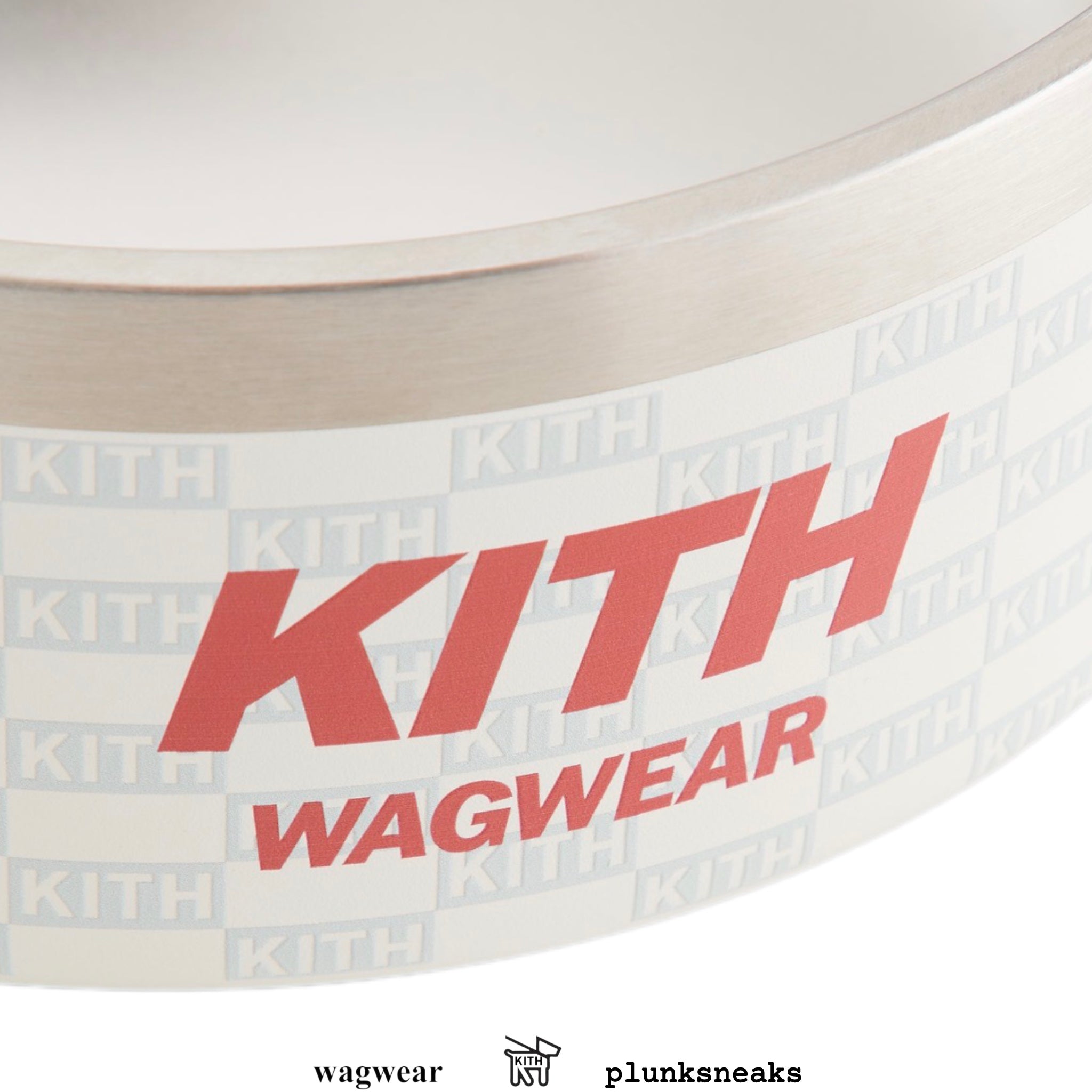 Kith for Wagwear Metal Pet Bowl