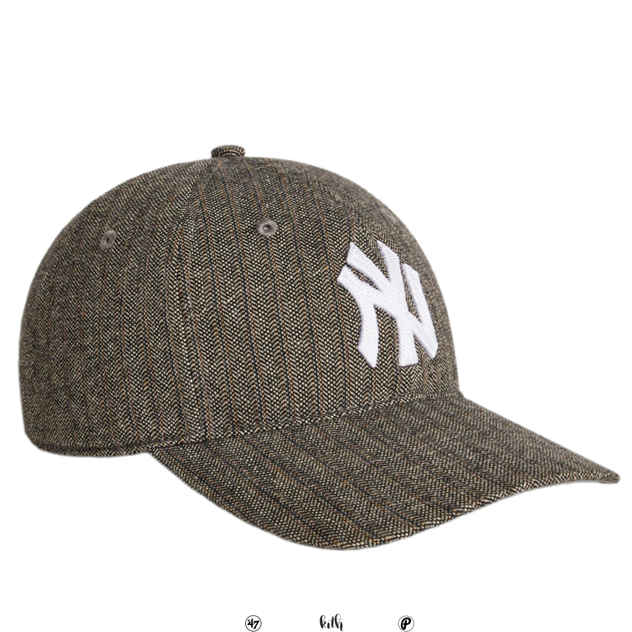 Kith & '47 for the MLB New York Yankees Barre Stripe Franchise LS Fitted Cap