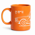 Kith for BMW CSi 3.0 Schematic Coffee Mug Sunglow 2026