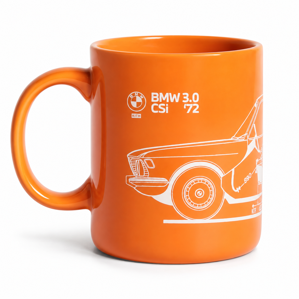 Kith for BMW CSi 3.0 Schematic Coffee Mug Sunglow 2026