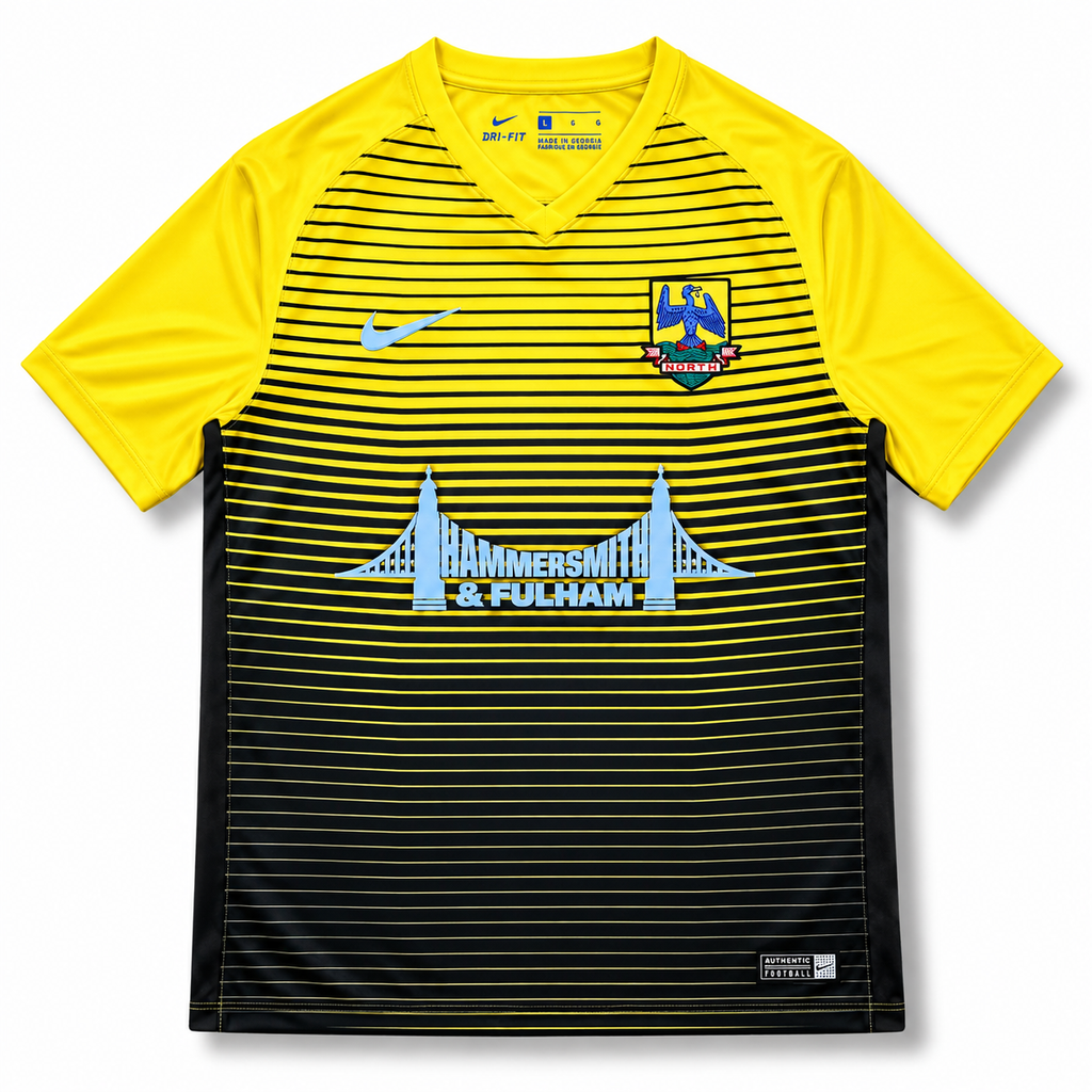 Nike London Custom KitBuilder Football Mohamed Salah Jersey Maize 2018 (USED)