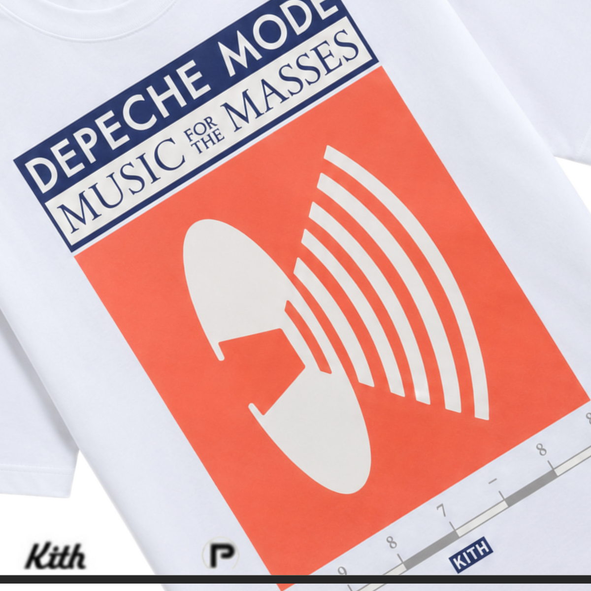 Kith Records for Depeche Mode Masses Tour Vintage Alex Tee White 2026