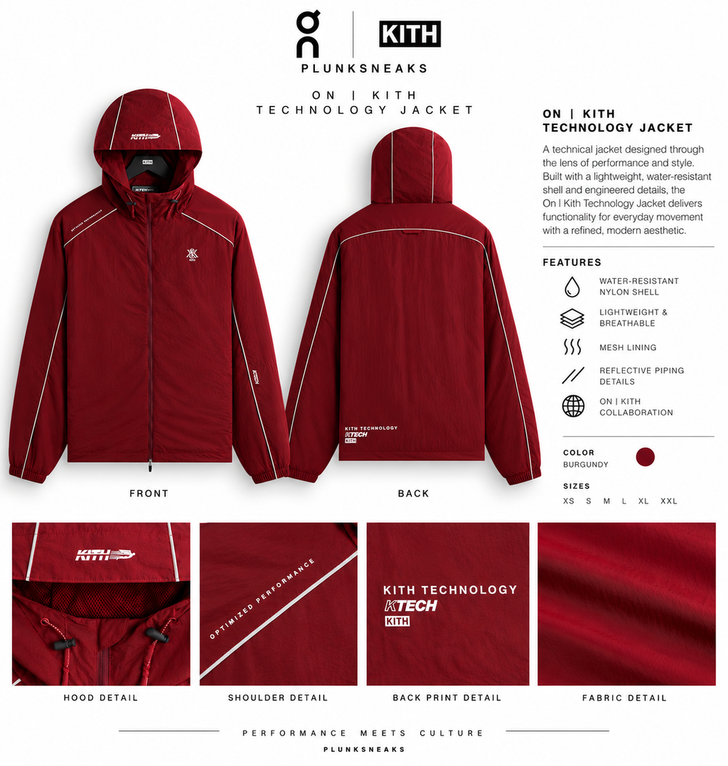 Kith K-Tech Bolt Jacket Magma 2026