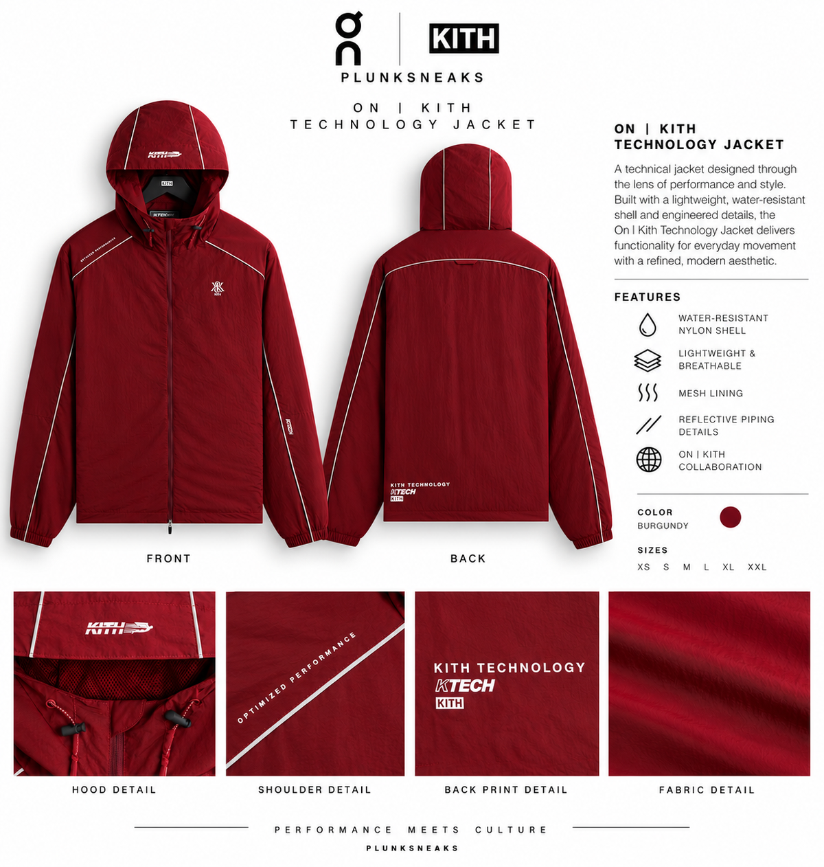 Kith K-Tech Bolt Jacket Magma 2026