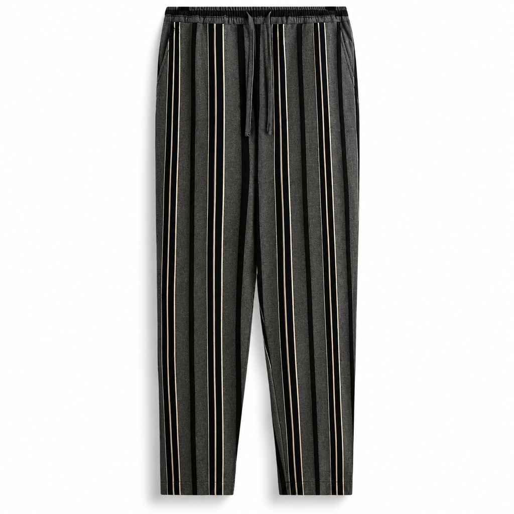Kith Striped Flannel Barrow Pant Black 2024 (USED)