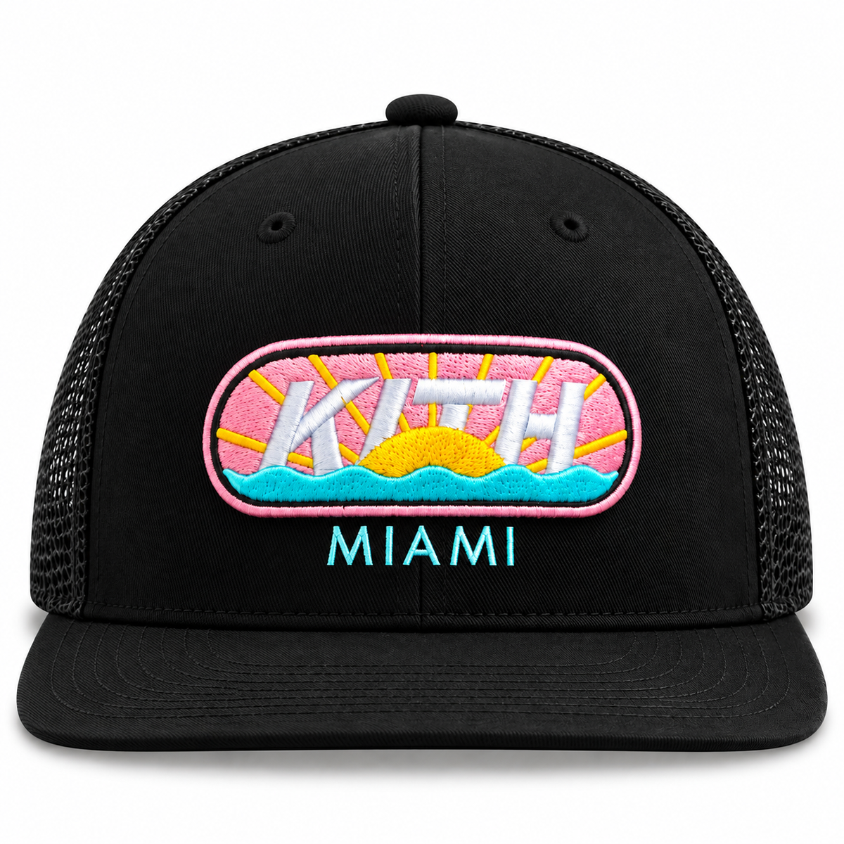 Kith Miami Logo Nolan Trucker Hat | Store Exclusive 2024