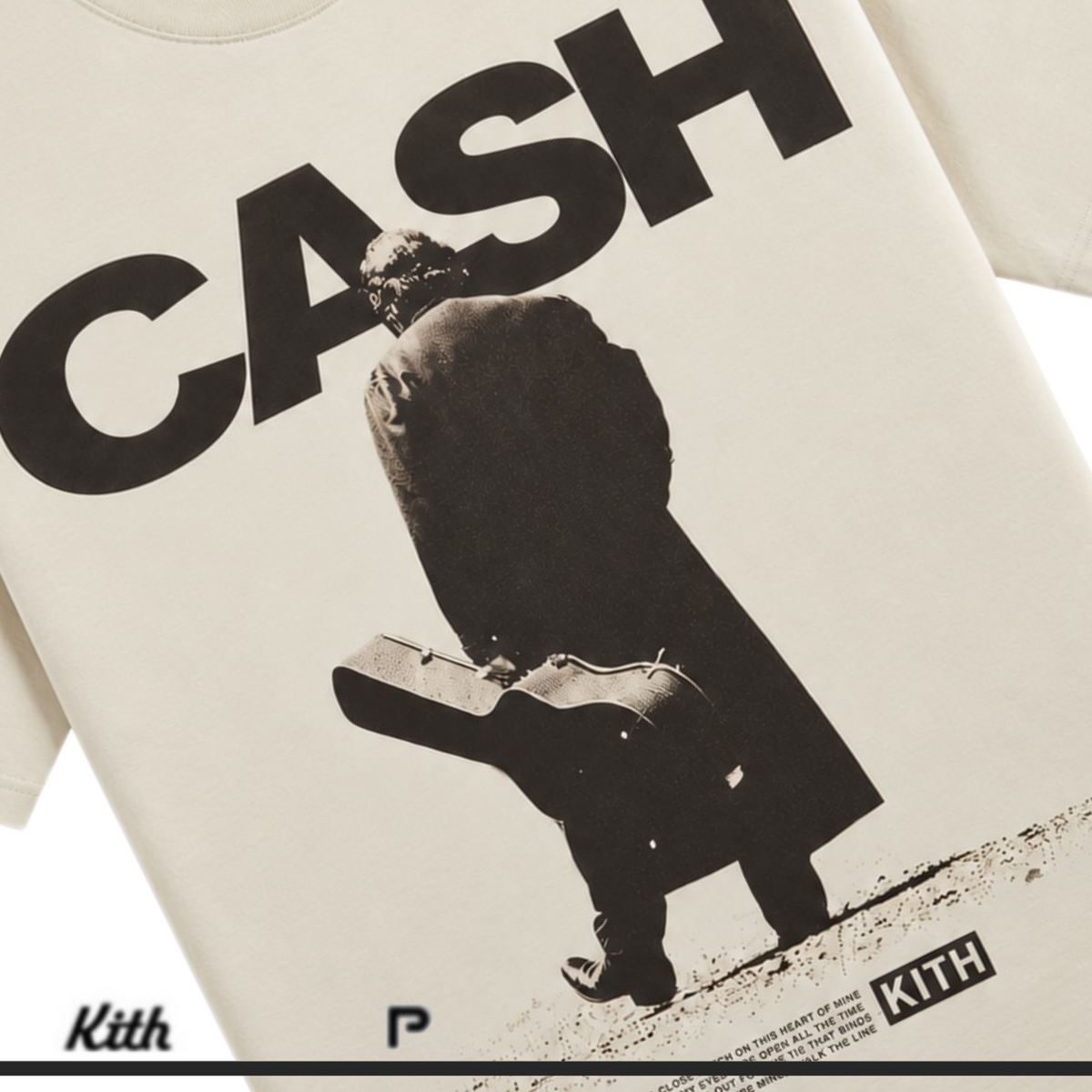 Kith Records for Johnny Cash Solo Desert Vintage Tee Sandrift 2026