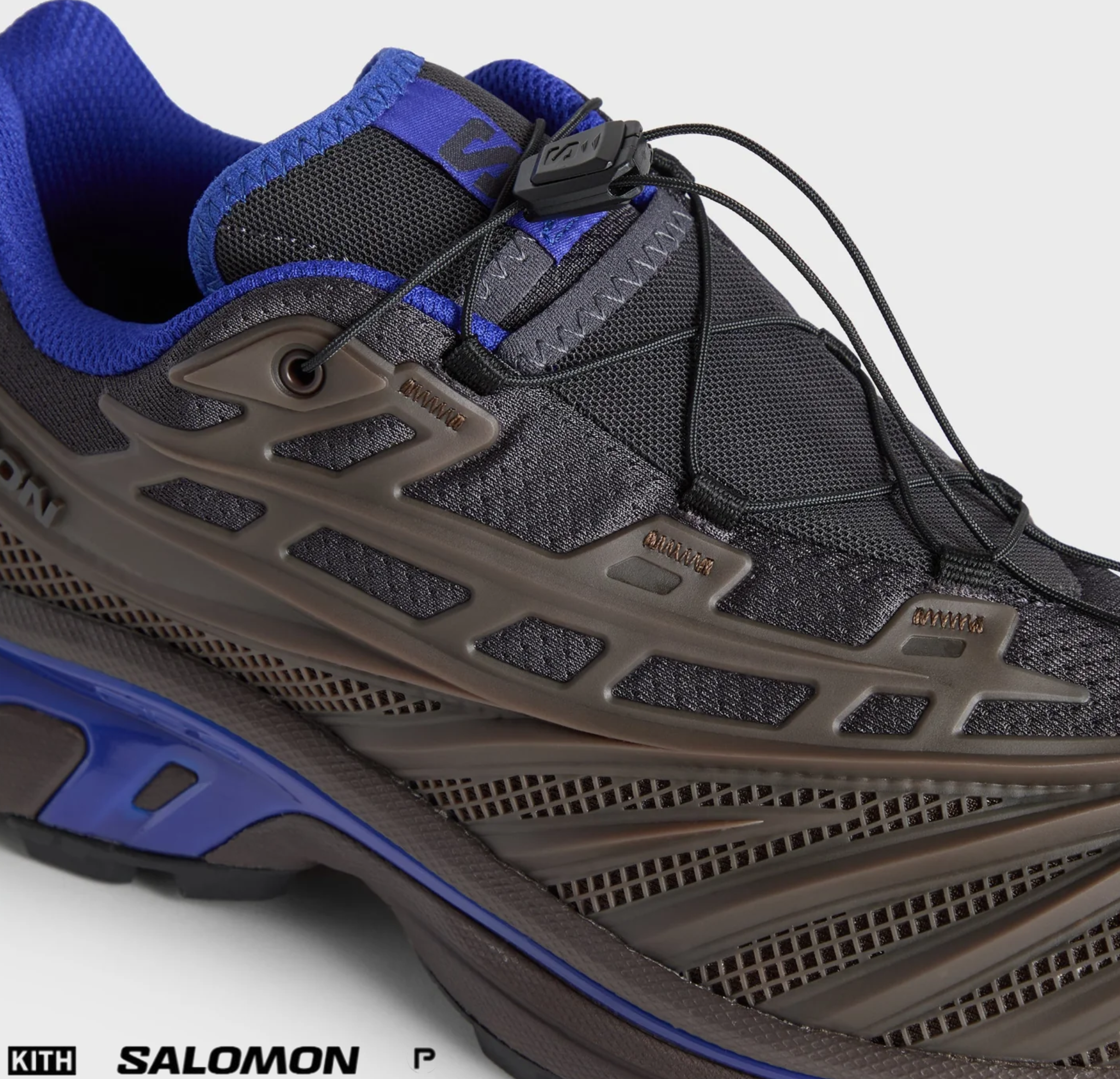 Kith for Salomon XT-EVO Black Coffee Excalibur Bluing