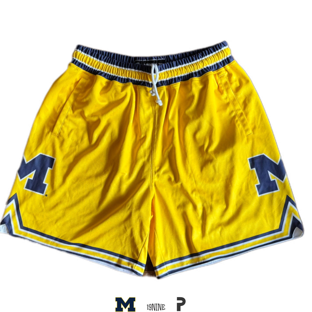 19Nine Michigan Wolverines Fab 5 1992-93 Shorts